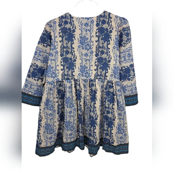 New Tuckernuck Bondi Blues Cotton Voile Izzie Dress Size XXL - Picture 8 of 9